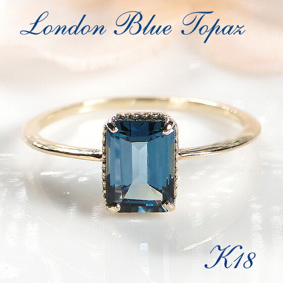 楽天市場】K18YG カラーストーン リング【送料無料】【品質保証書