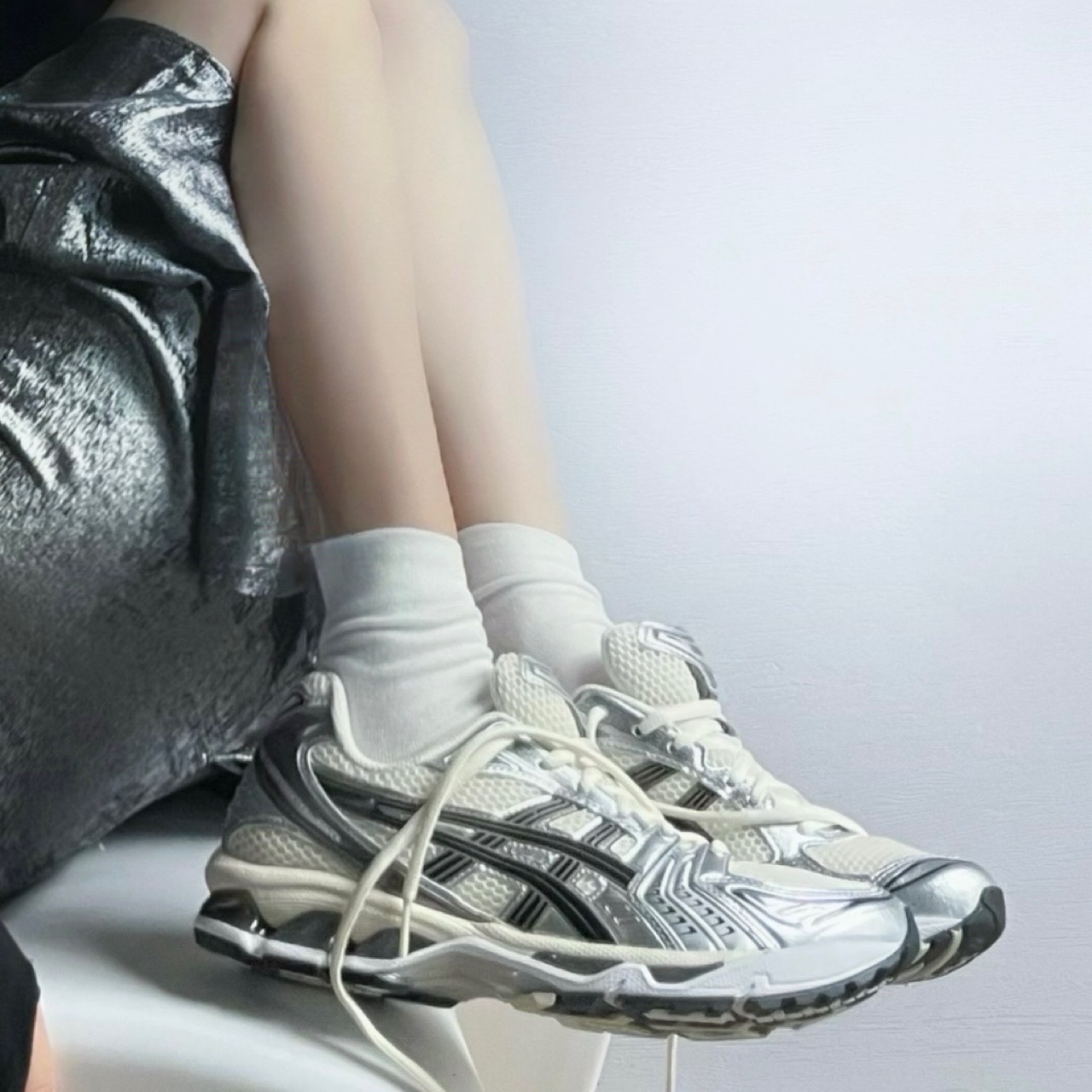 楽天市場】Asics Gel-Kayano 14 Cream Black アシックス ゲル カヤノ14