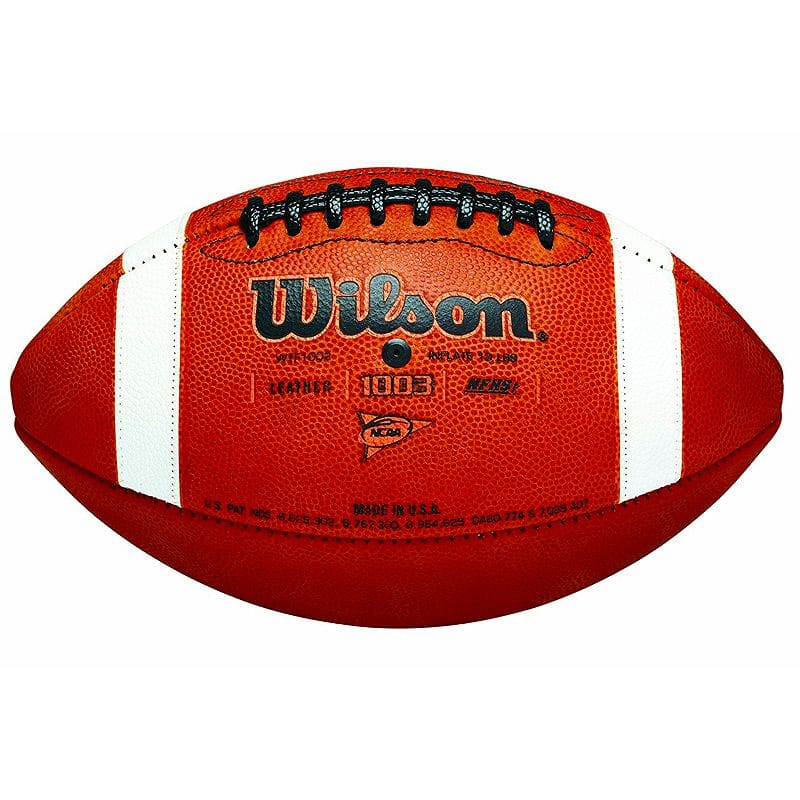 楽天市場】アメフト フットボール アメリカ製 革 Wilson GST 1003 NCAA