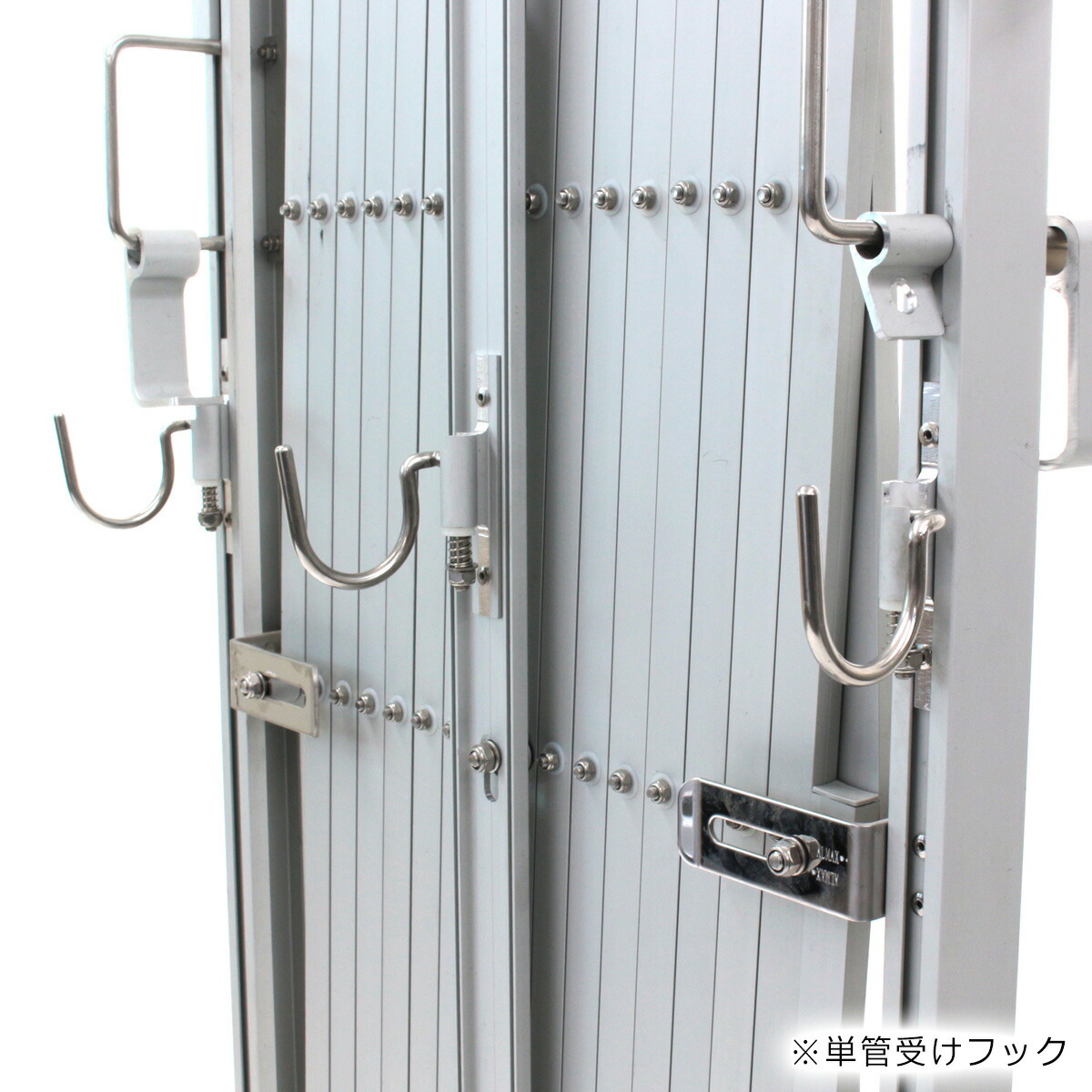 楽天市場】EXG1840 高さ1.87×幅4.5m アルミゲート 傾斜地対応