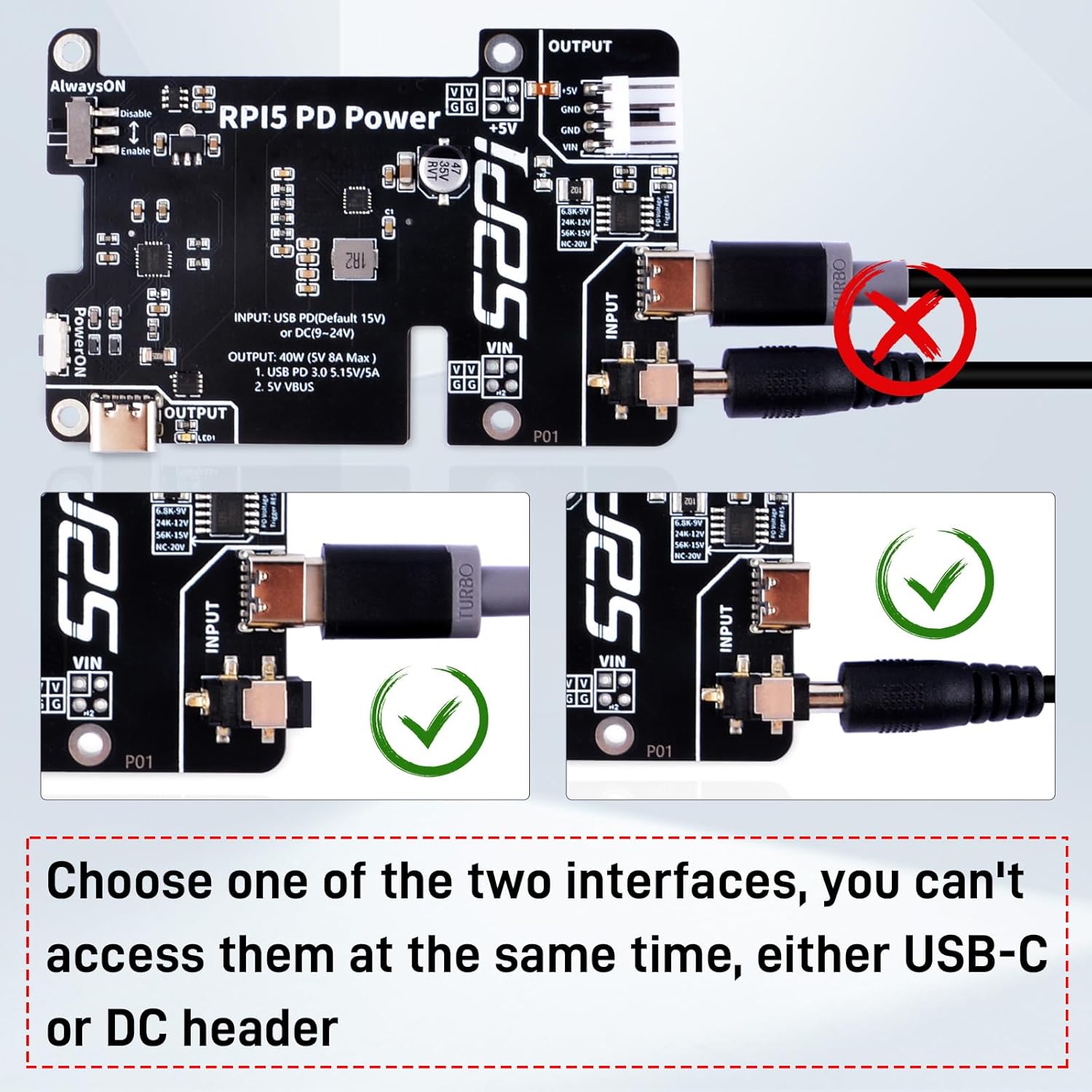 楽天市場】GeeekPi PD Power Expansion Board for Raspberry Pi 5 8GB