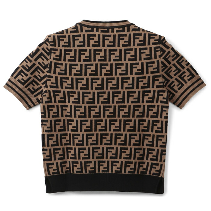 楽天市場】フェンディ FENDI ニット 半袖 セーター FFロゴ ズッカ柄