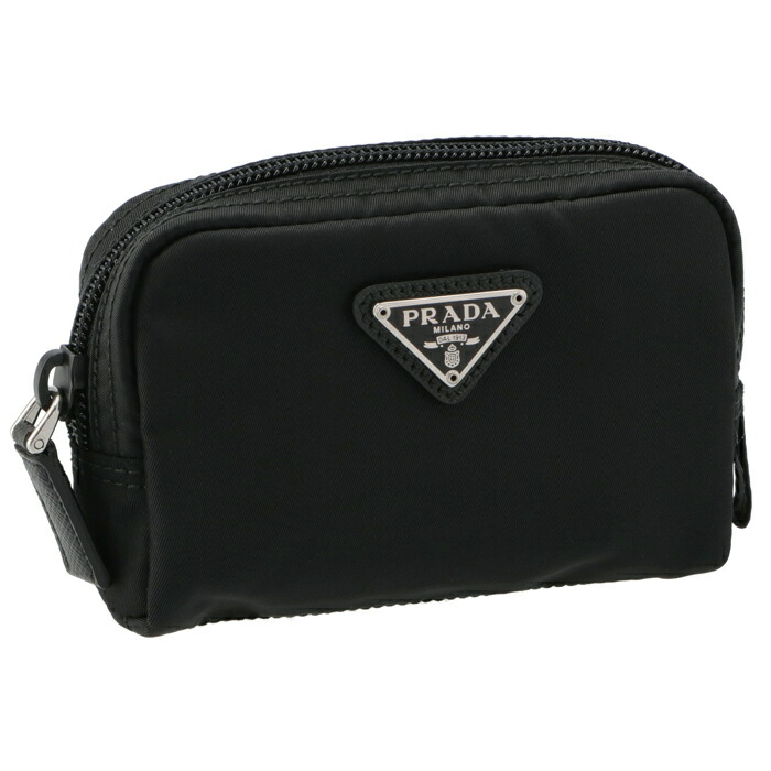 楽天市場】プラダ PRADA ポーチ Re-Nylon トライアングルロゴ ブラック
