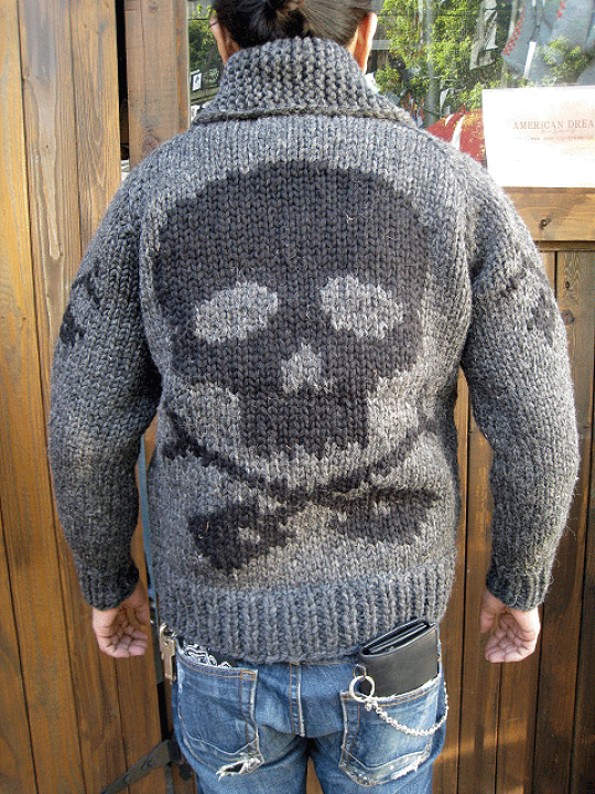 楽天市場】別注モデルKANATA / カナタカウチン SKULL カウチンセーター