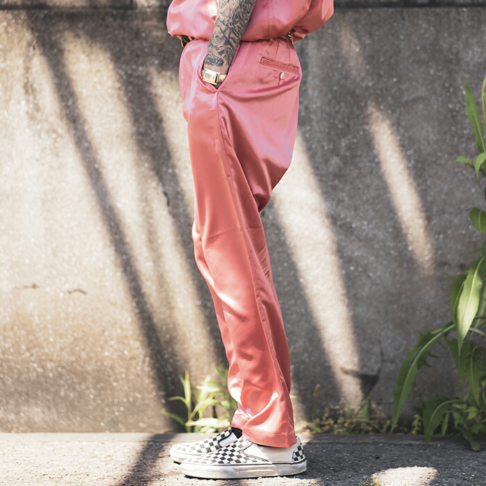 楽天市場】NASTOYS ナストイズ / 「Satin Long Pants / P.ORANGE