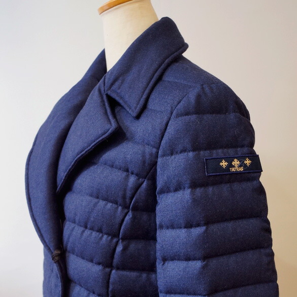 楽天市場】TATRAS タトラス ダブルブレスト ウール地 ダウンコート
