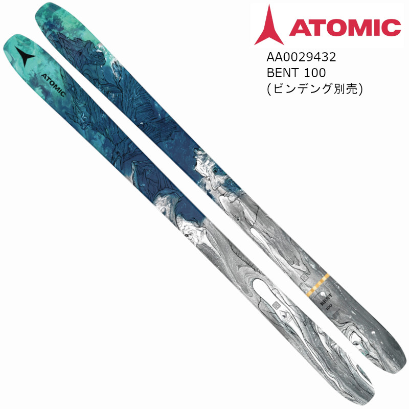 楽天市場】アトミック スキー板 2023 ATOMIC BENT 100 Grey Metallic