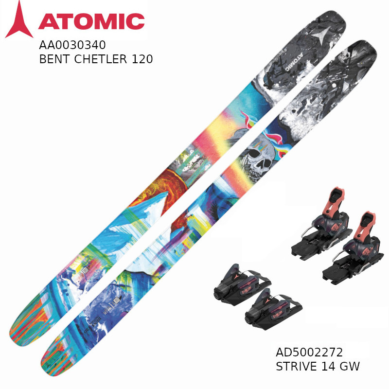 楽天市場】アトミック スキー板 2025 ATOMIC BENT CHETLER 120 +