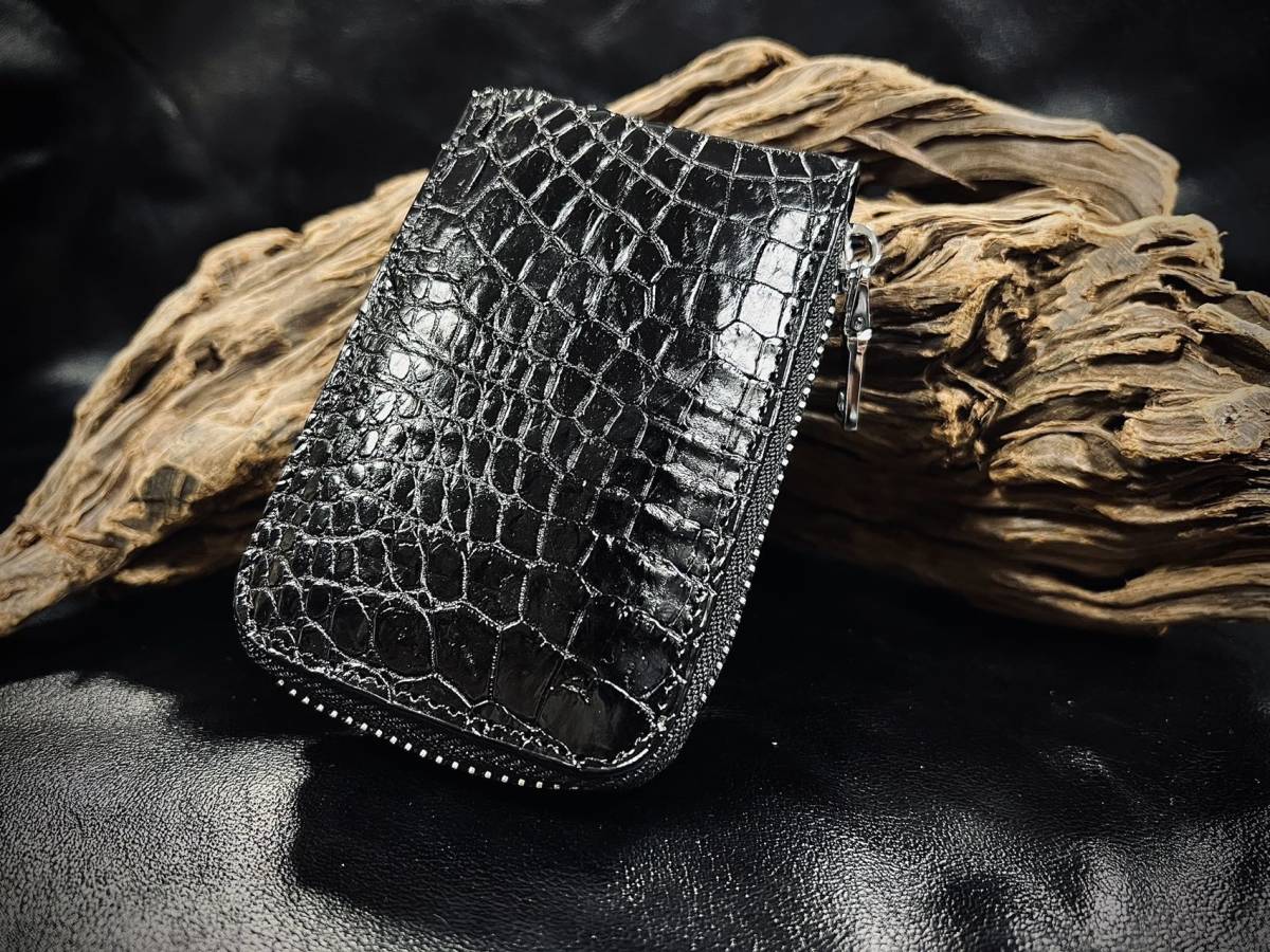 楽天市場】【毎日発送(平日)☆本革】爪付きクロコダイル革カードケース