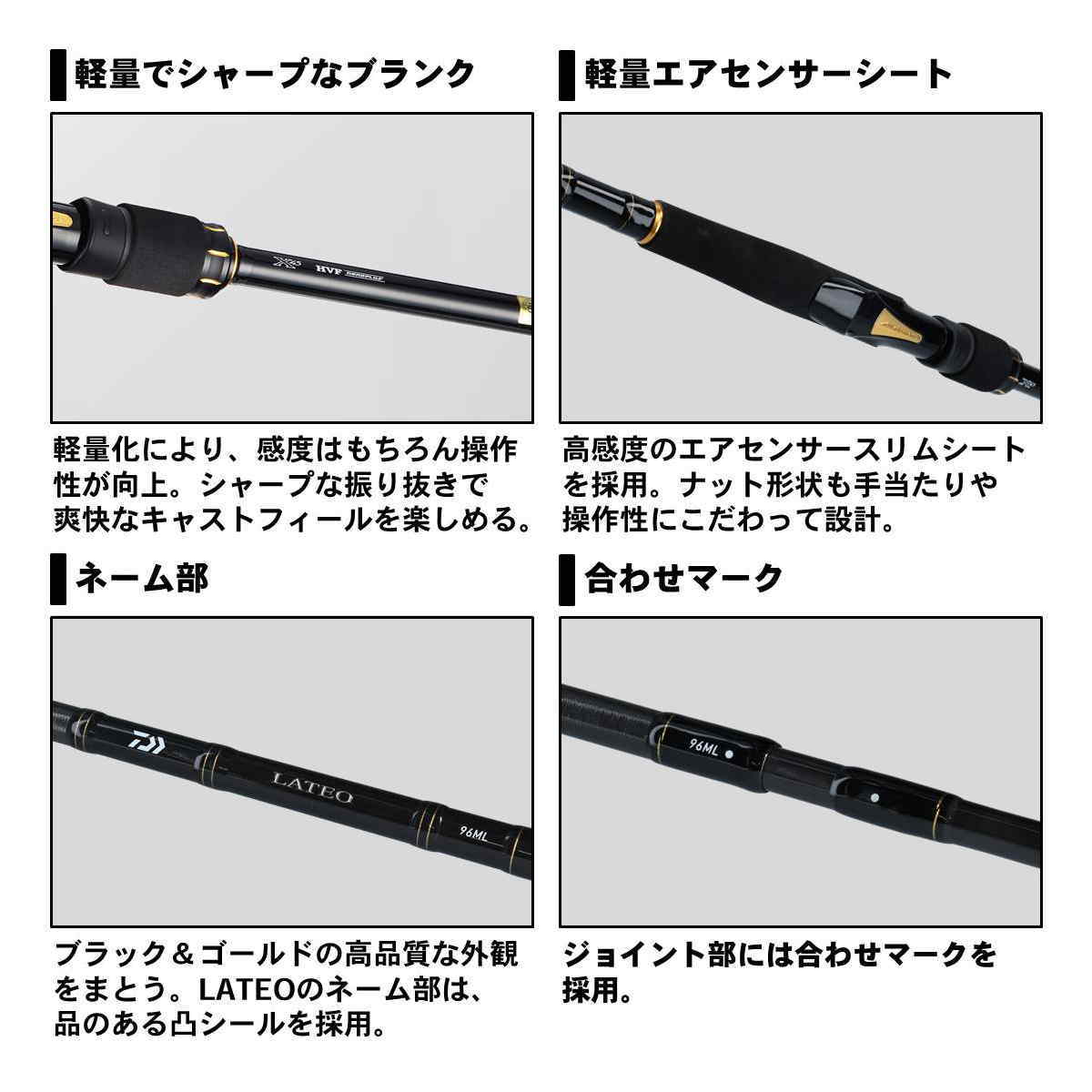 楽天市場】【特価品】 ダイワ ロッド '19 ラテオ 93M・R [6・大型