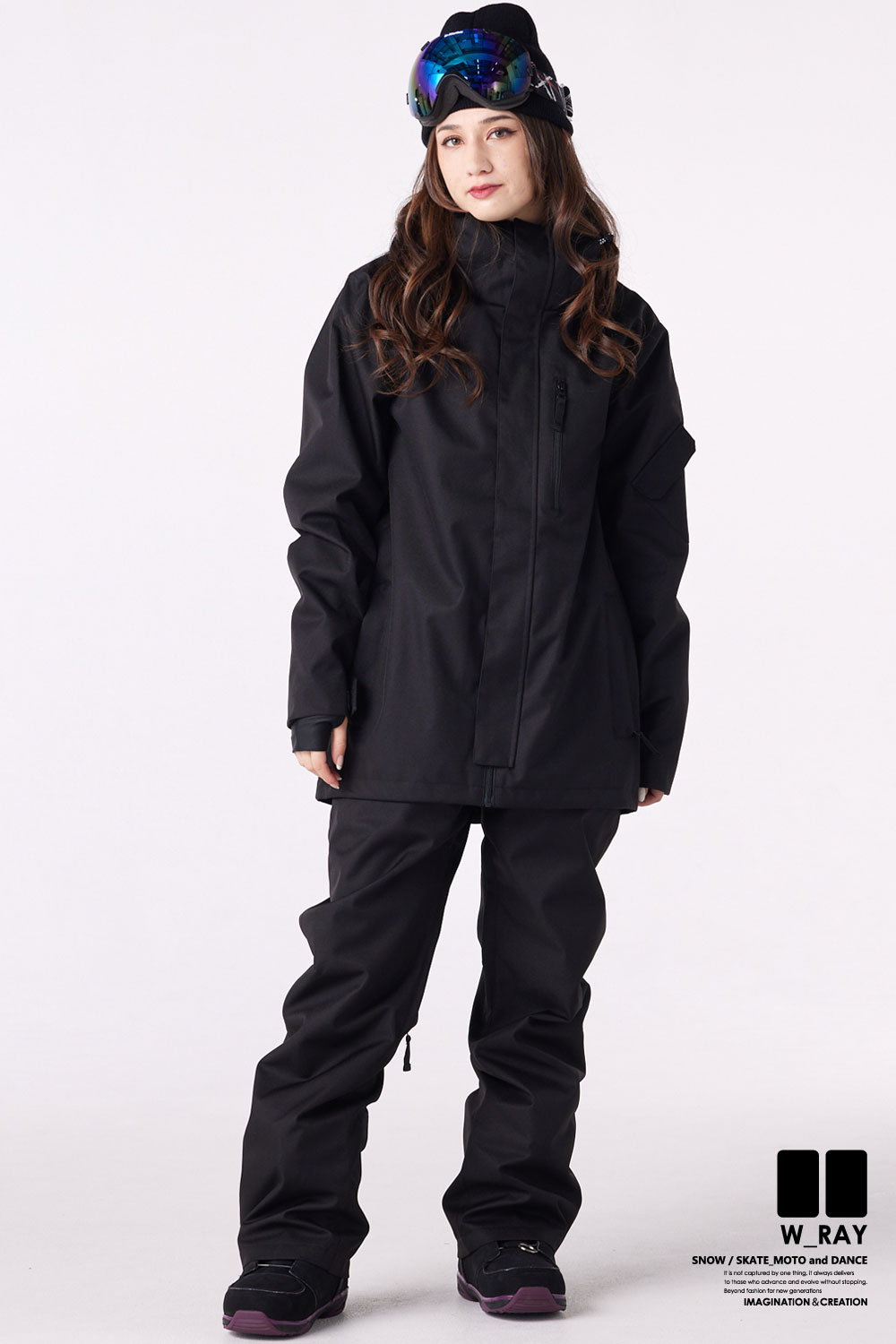 楽天市場】スノーボード ウェア レディース 上下セット スノボウェア