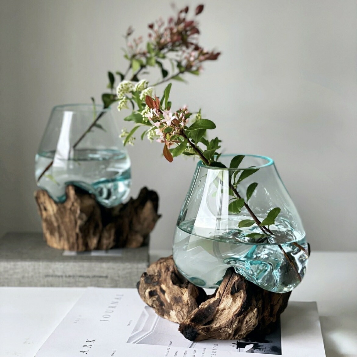 楽天市場】【ドリフトウッド ミディアム】花瓶 フラワーベース 土台