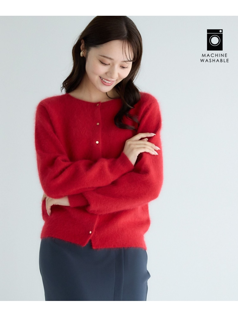 楽天市場】アンゴラ2WAYカーディガン Andemiu アンデミュウ トップス