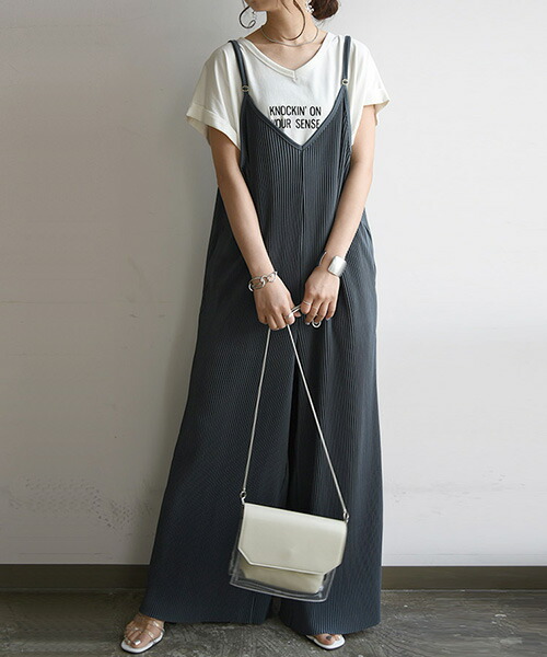 楽天市場】サロペット レディース 選べる2type！セルフカットプリーツ