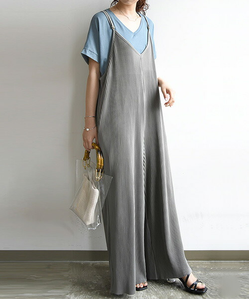 楽天市場】サロペット レディース 選べる2type！セルフカットプリーツ