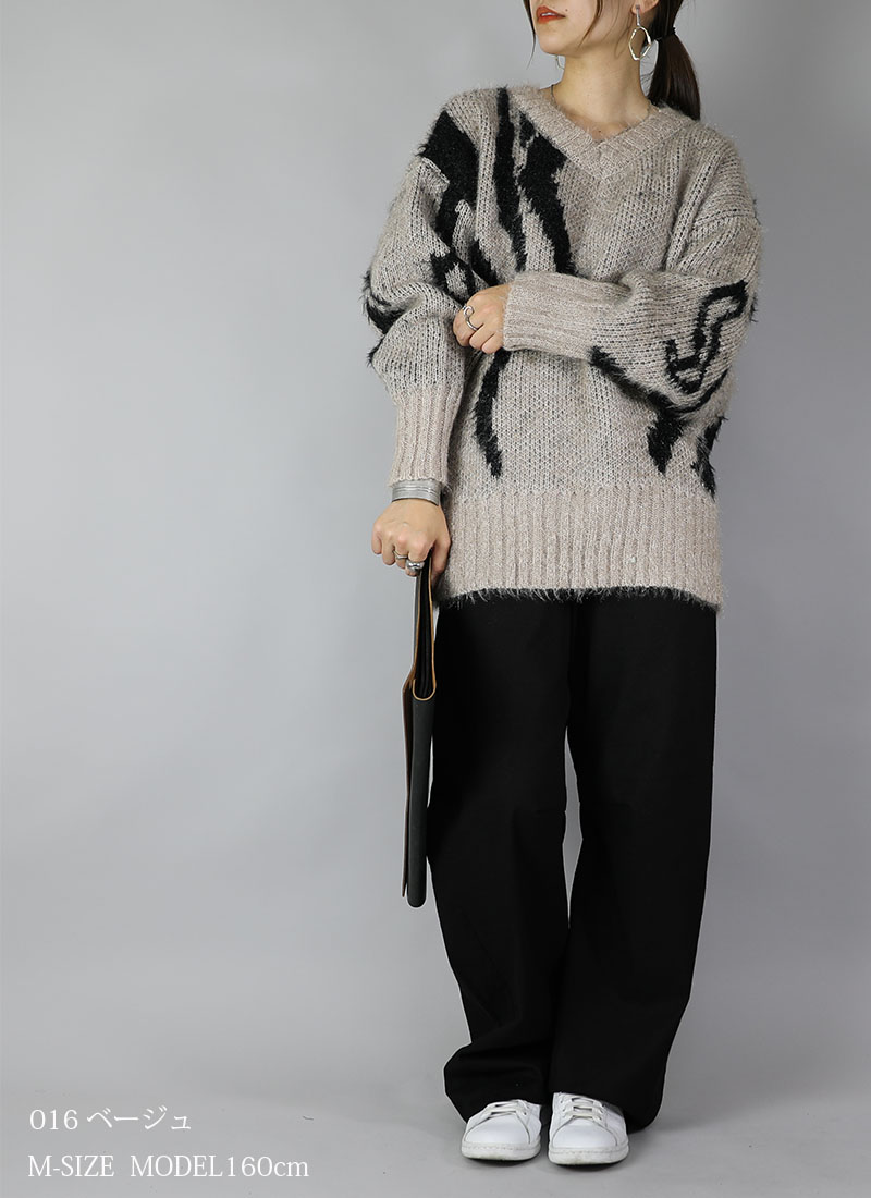 楽天市場】ニット レディース 3.5GGvネックニットプルオーバー