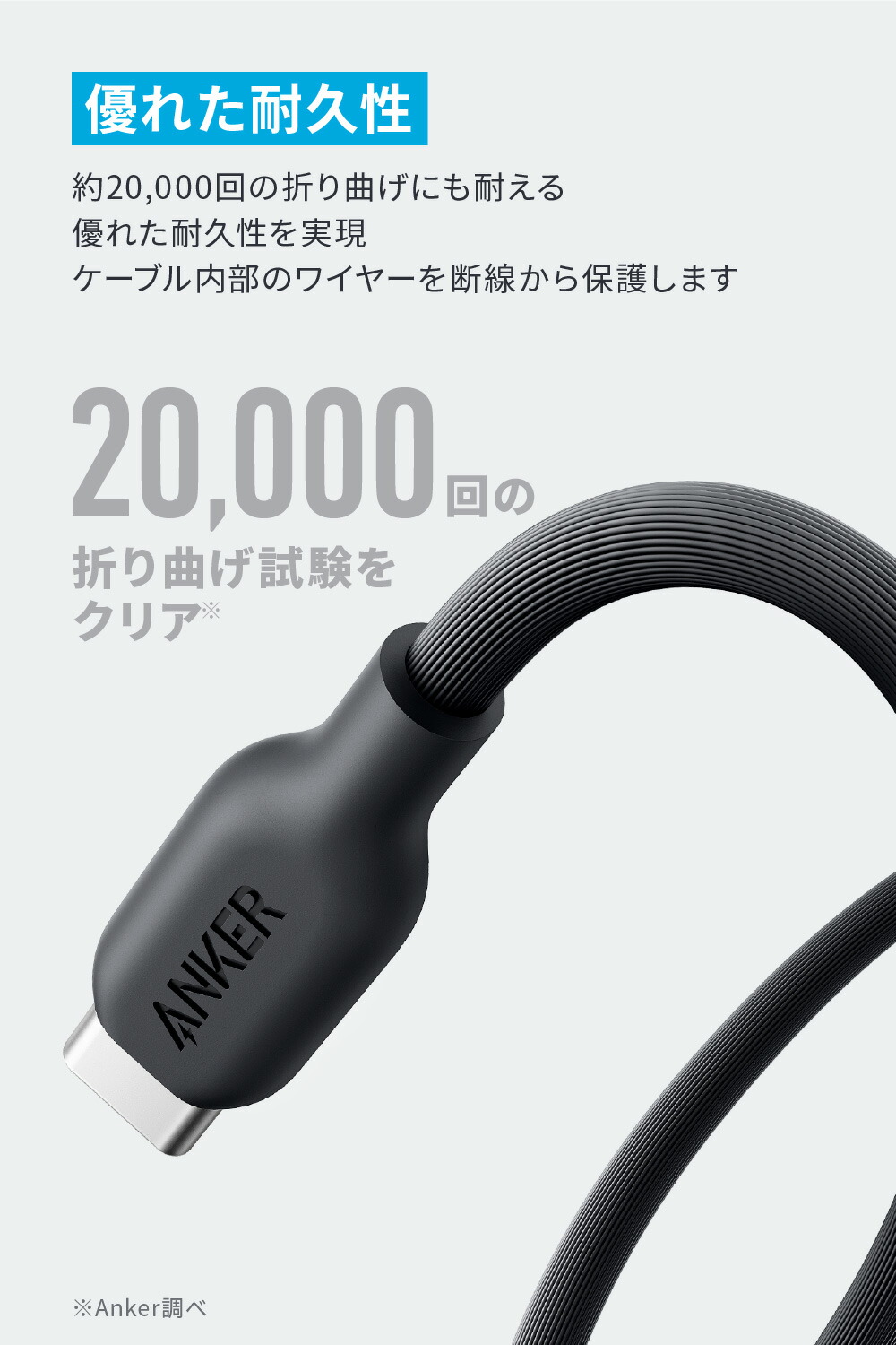 楽天市場】Anker 541 エコフレンドリー USB-C & ライトニング ケーブル
