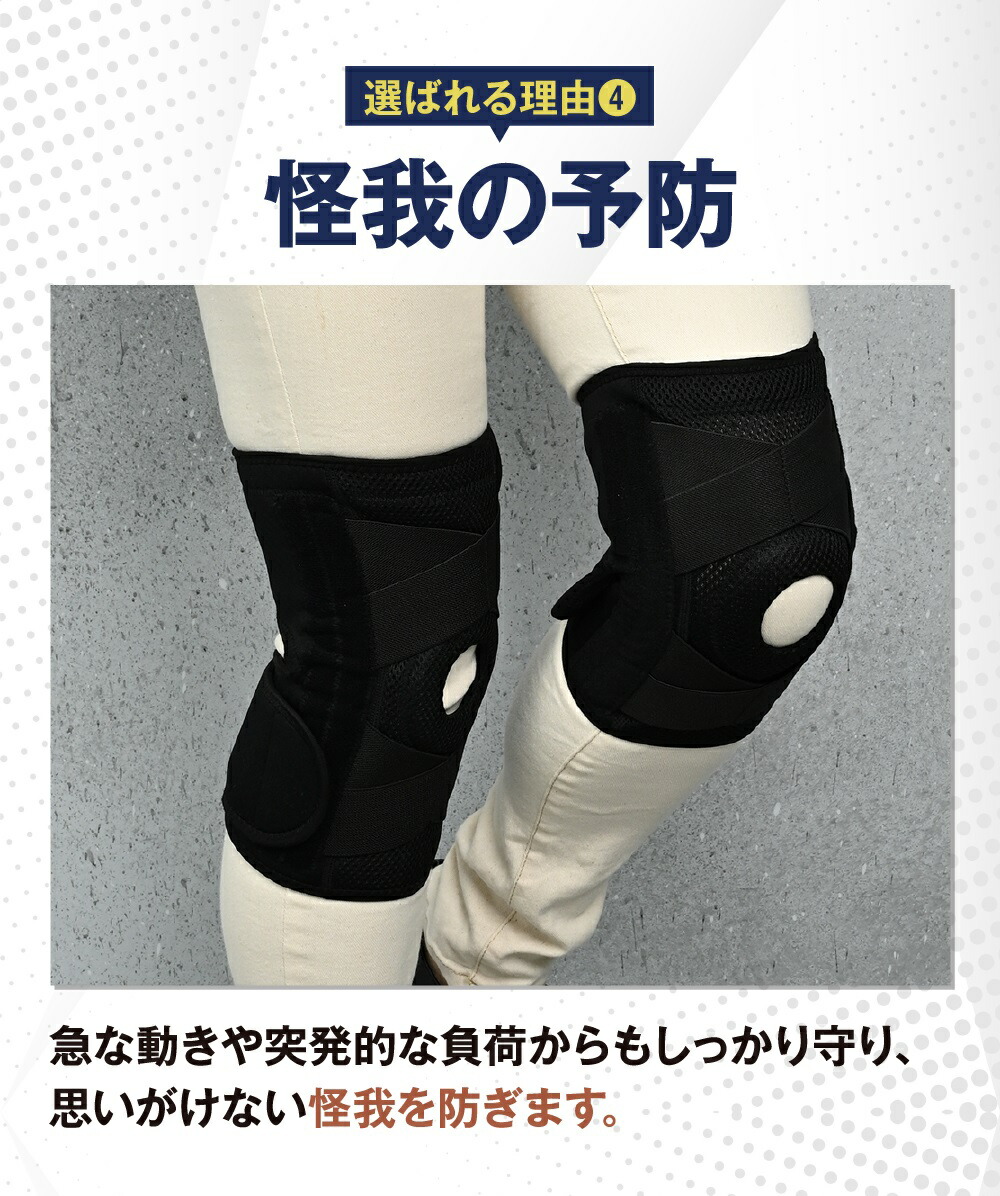 楽天市場】10%OFFクーポン 【楽天1位】整体師監修 ANSINDO メッシュ 膝