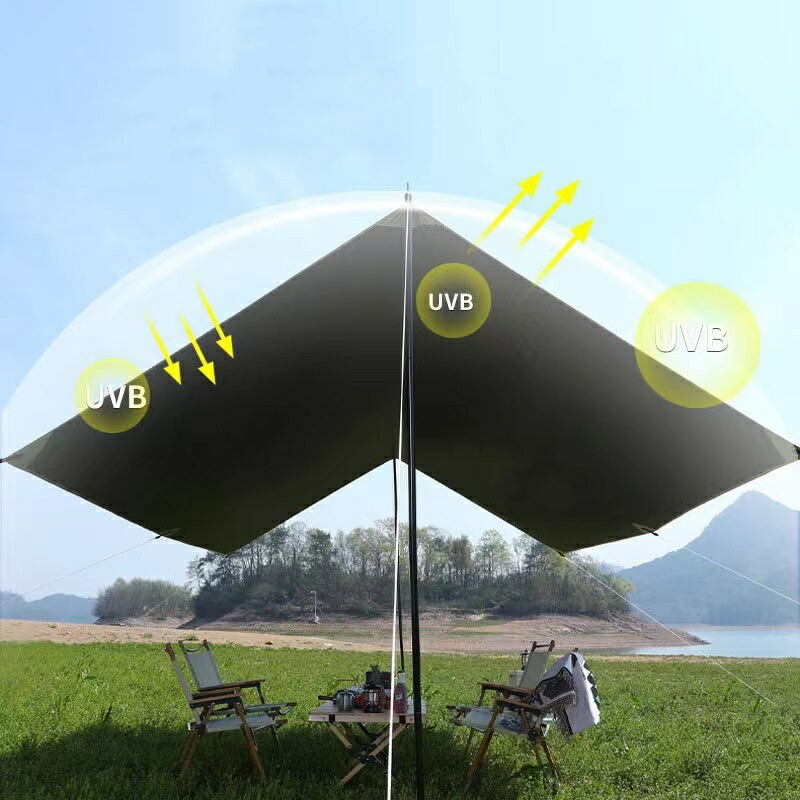 楽天市場】天幕テント 超大空間 大型テント 多人数対応 アウトドア