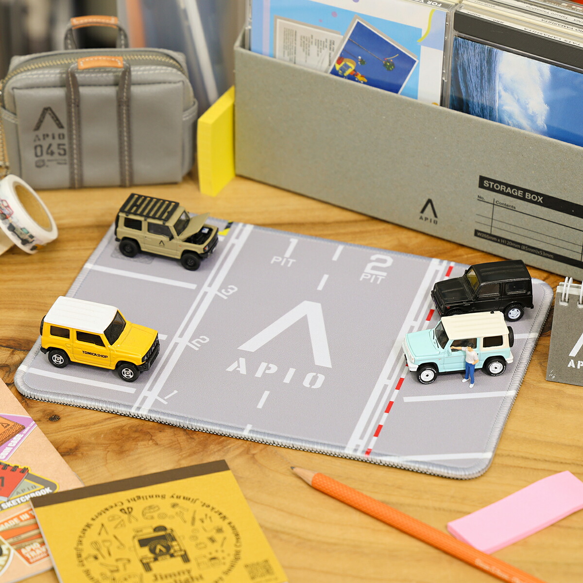 楽天市場】ジムニー マウス パッド ジオラマ 【アピオ デスクトップ