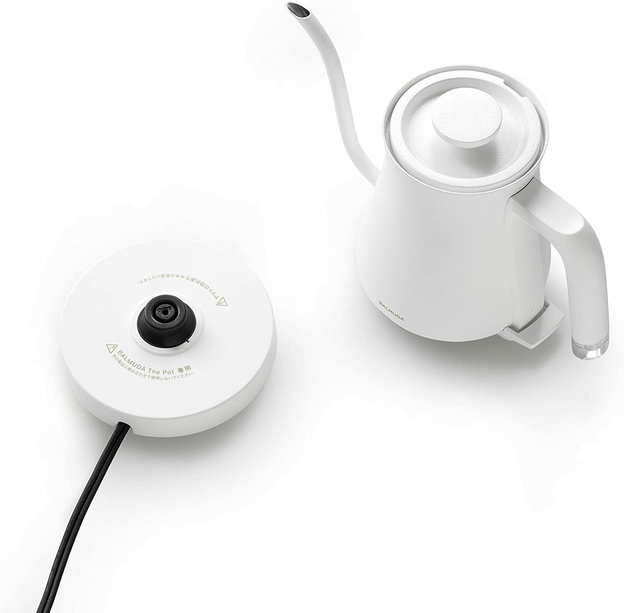 楽天市場】BALMUDA The Pot K07A 電気ケトル 600ml ブラック ホワイト