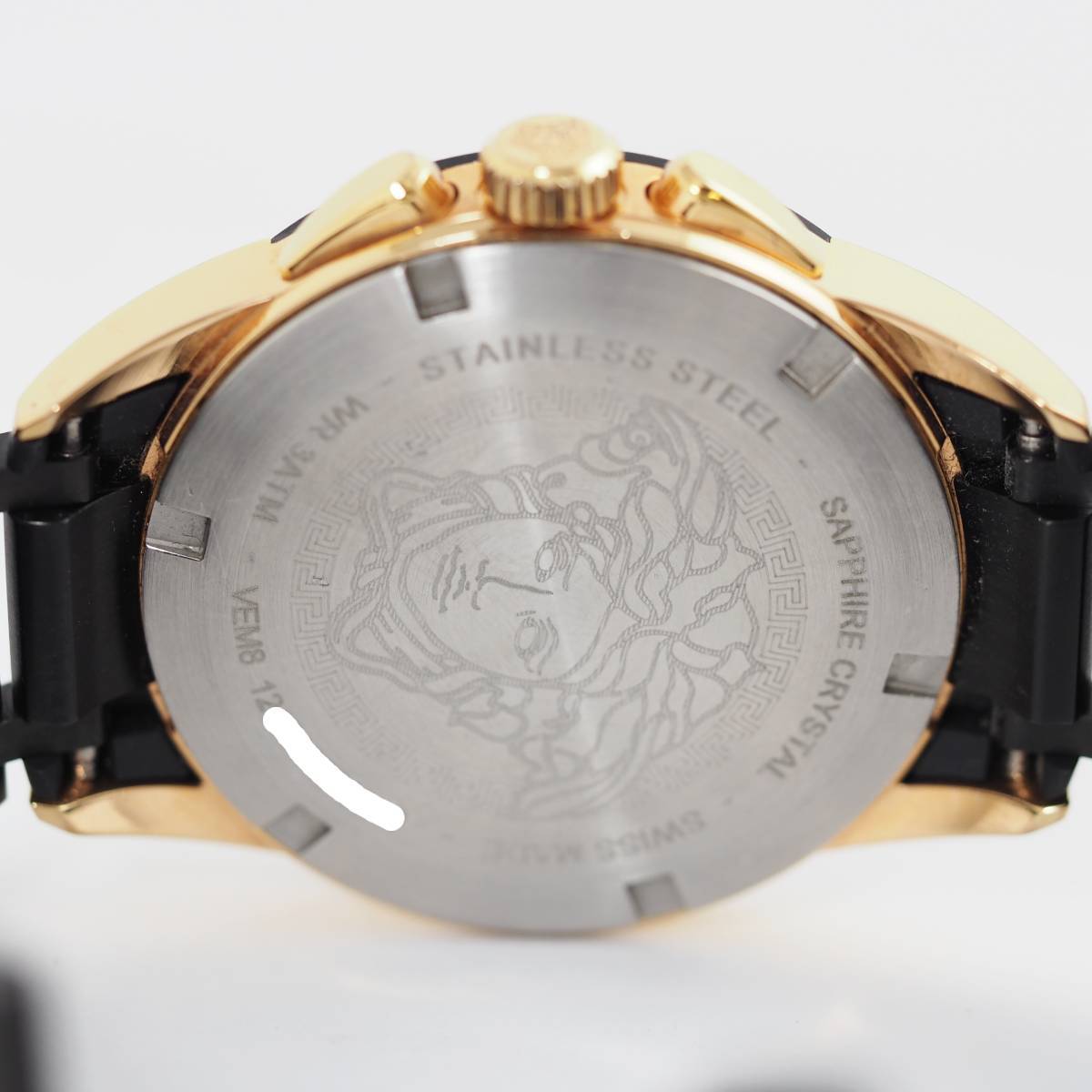 楽天市場】ヴェルサーチ キャラクター クロノグラフ VEM8 GP/PVD