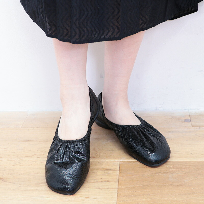 楽天市場】【新色追加】SHISEI シセイ 43027O ギャザーバレエシューズ