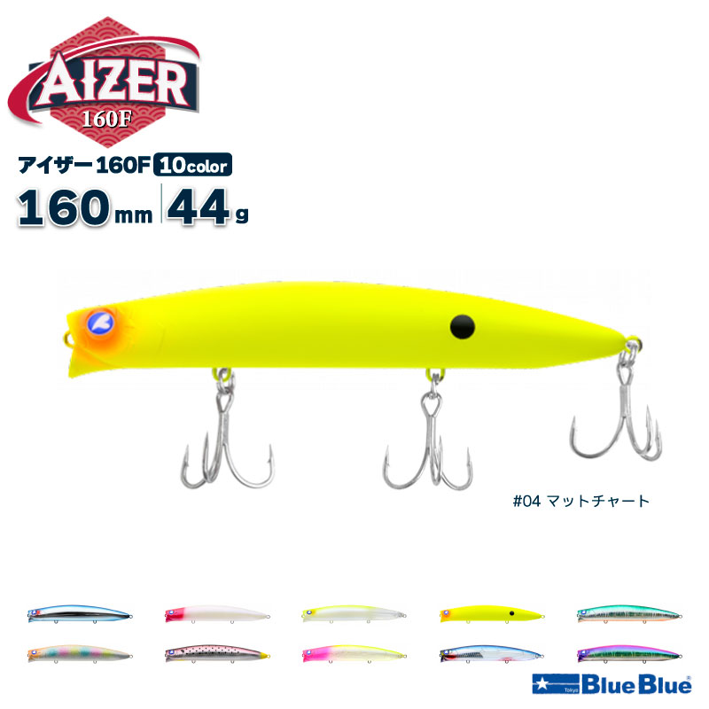 楽天市場】ブルーブルー アイザー160F 160mm 44g シャローランナー