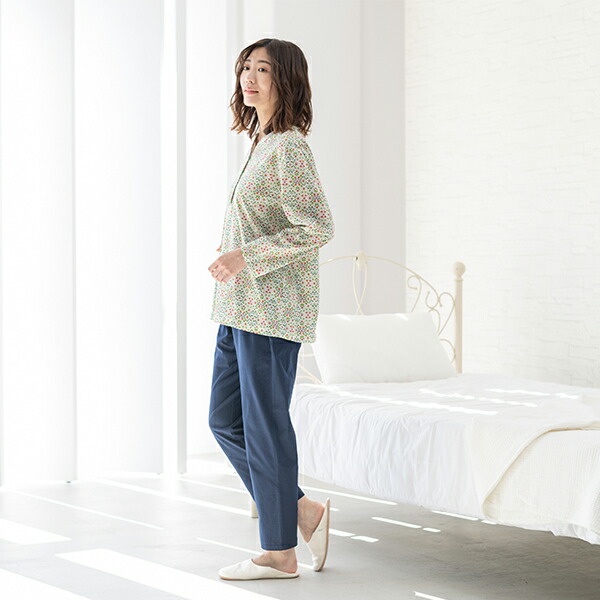 楽天市場】【LIBERTY】リバティ 天竺プリント レディース パジャマ 綿