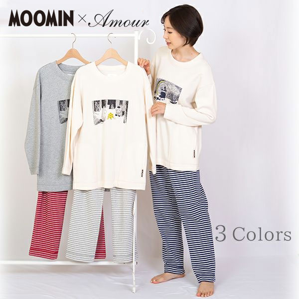 楽天市場】【MOOMIN ムーミン】×【Amour アムール】裏パイル起毛 無地