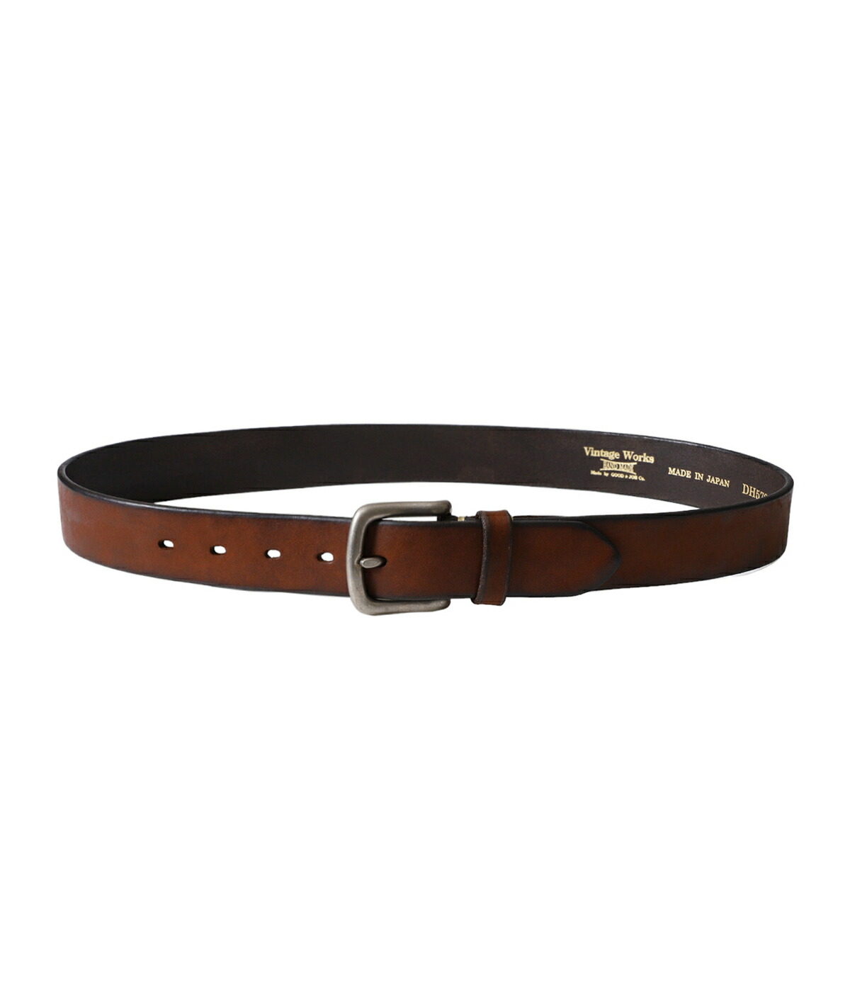 楽天市場】[送料無料]VINTAGE WORKS : DH5702 HAND MADE LEATHER BELT