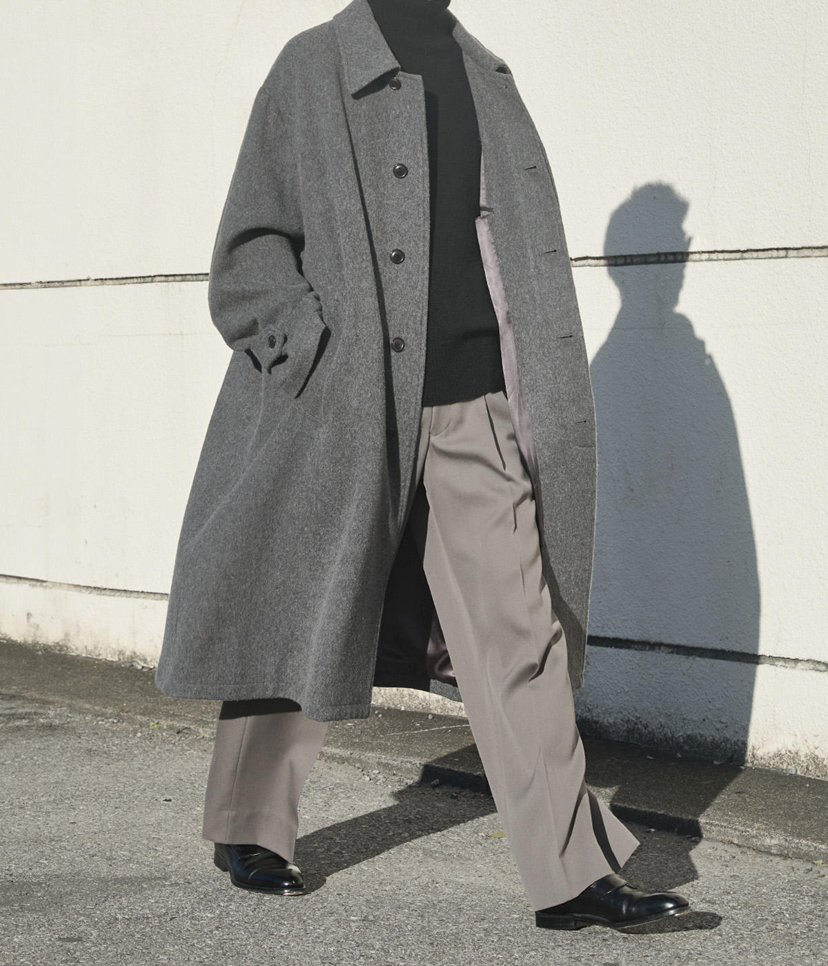 楽天市場】[SALE]URU : 別注 NAPPING MELTON - BALMACAAN COAT