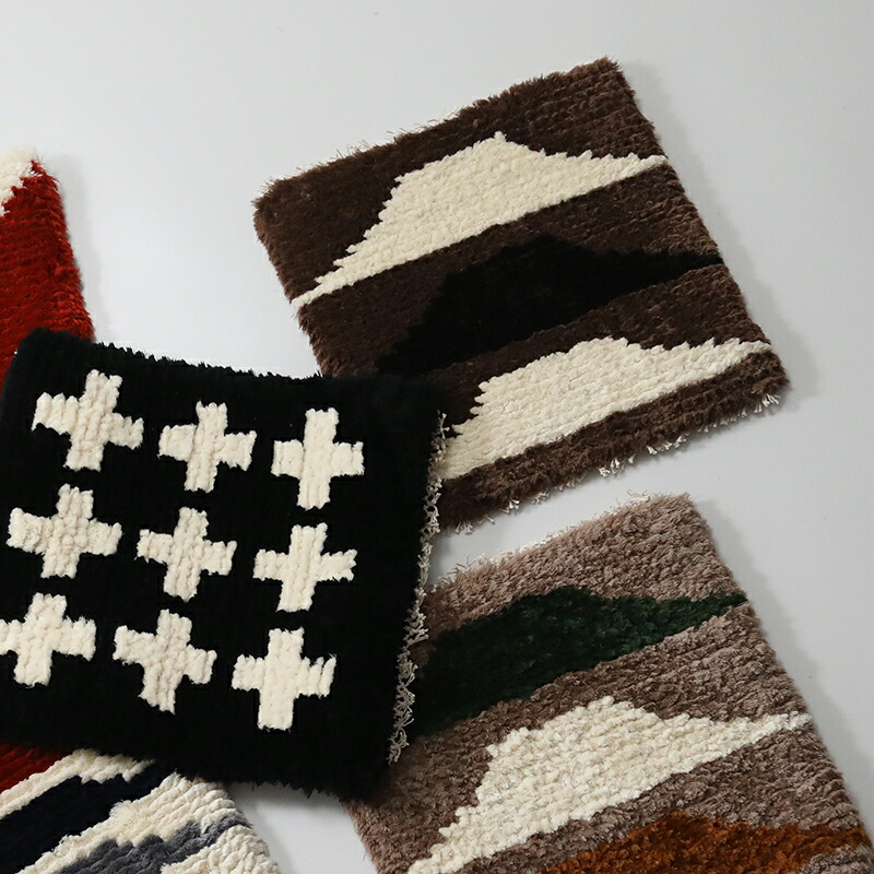 楽天市場】倉敷ノッティング 椅子敷 B knoting ウール ウールの椅子敷