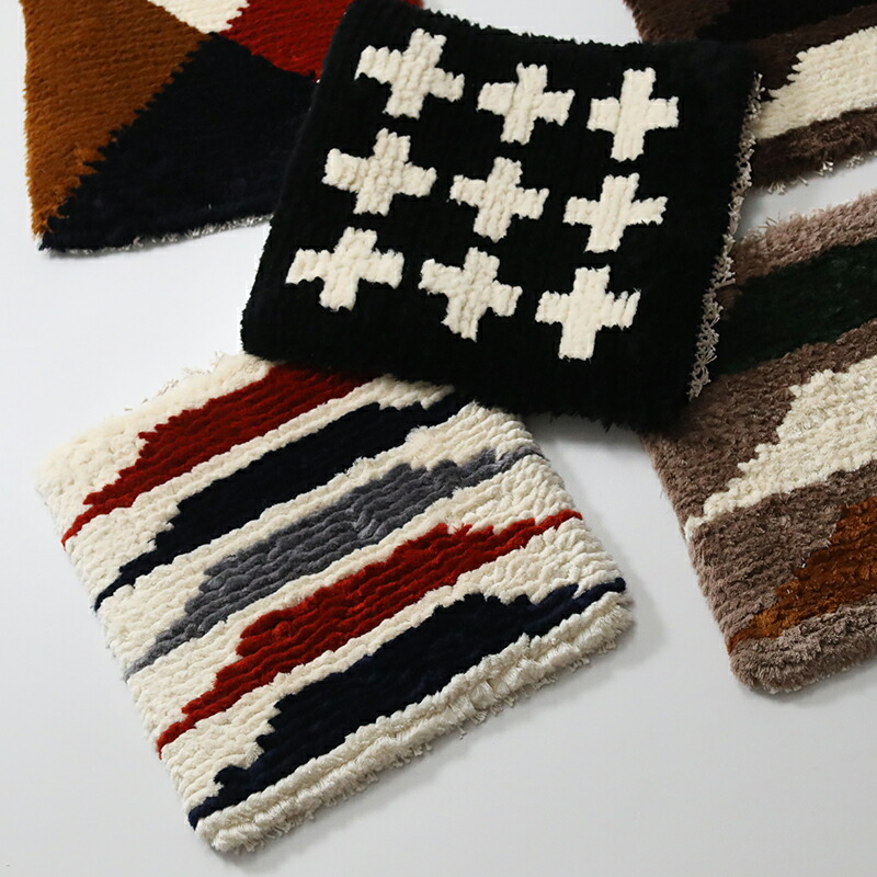 楽天市場】倉敷ノッティング 椅子敷 D knoting ウール ウールの椅子敷