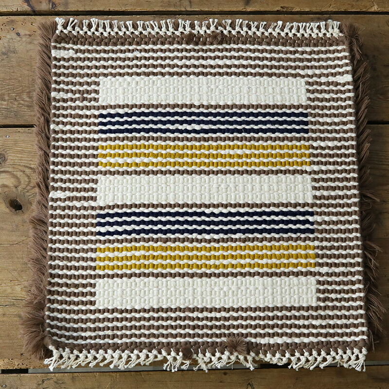 楽天市場】倉敷ノッティング 椅子敷 F knoting ウール ウールの椅子敷