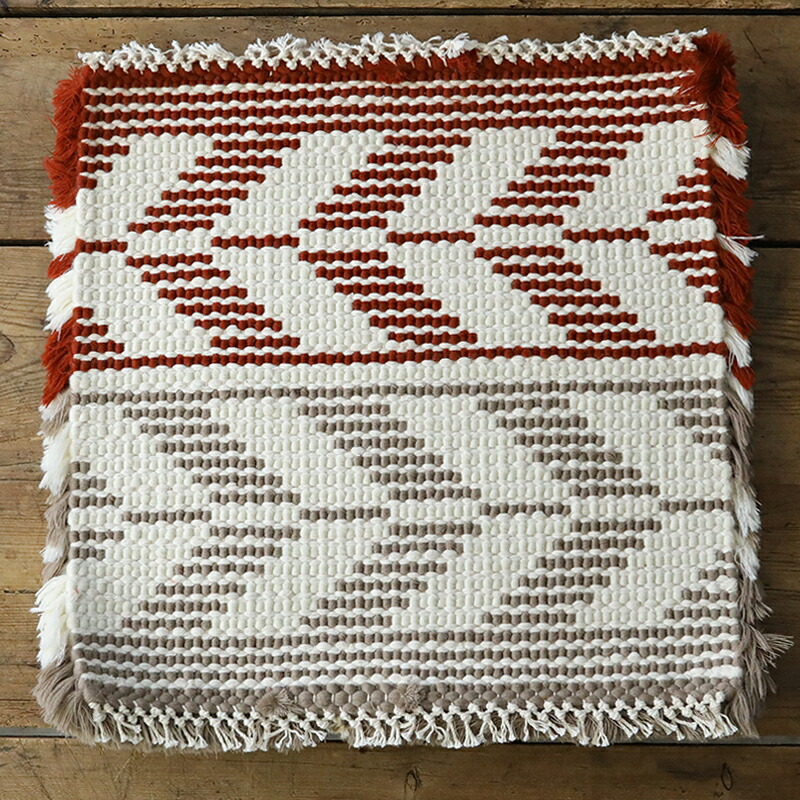 楽天市場】倉敷ノッティング 椅子敷 I knoting ウール ウールの椅子敷