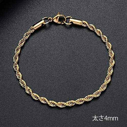 楽天市場】ブレスレット メンズ レディース ツイスト チェーン 細い