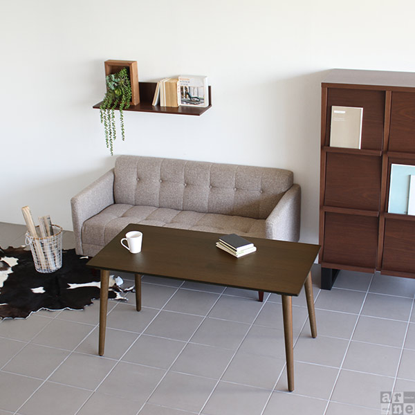 楽天市場】テーブル おしゃれ ソファテーブル ウォールナット カフェ