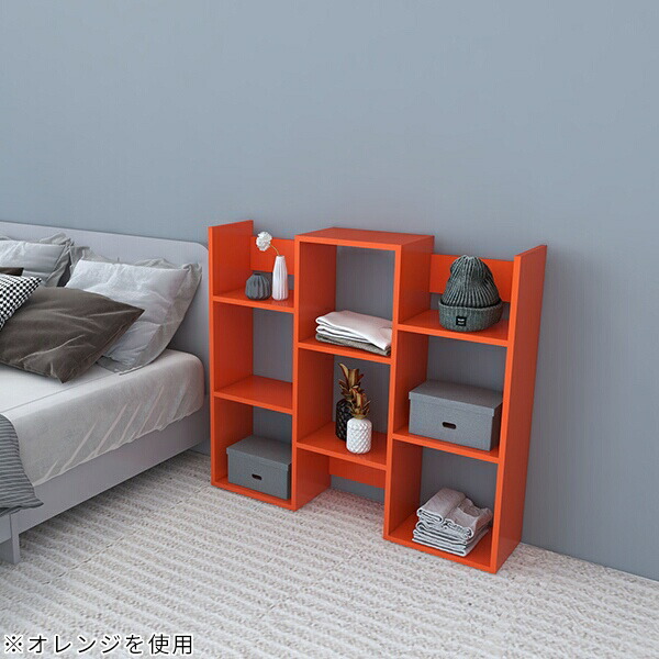 楽天市場】ディスプレイラック s字 小型 3段 完成品 本棚 低い ワイド