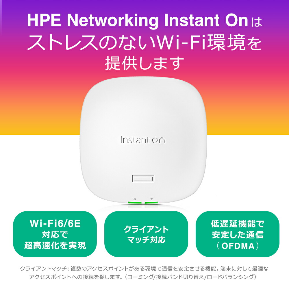 楽天市場】【公式】【ポイント10倍】HPE Networking Instant On AP21