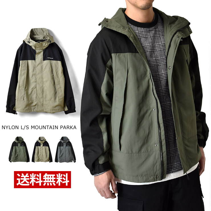 楽天市場】マンパー メンズ マウンテンパーカー 切替 ナイロン【A9J