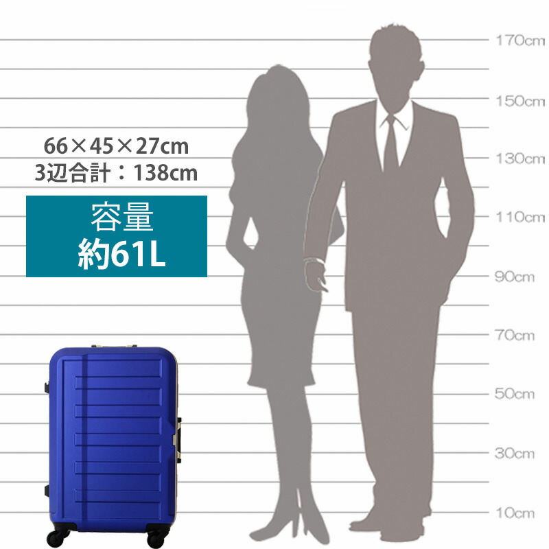 楽天市場】P10倍 レジェンドウォーカー スーツケース 5088-60 Mサイズ
