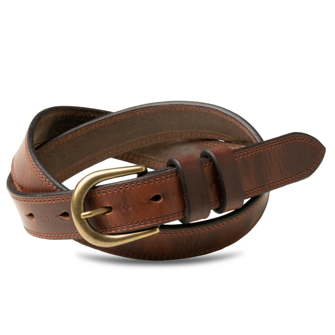 楽天市場】ベルト メンズ 本革 クロムエクセル 30mm幅ダブルステッチ