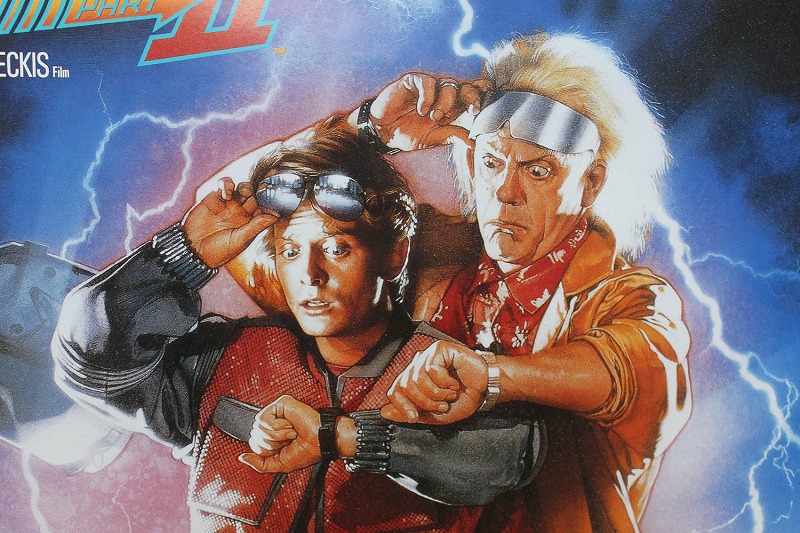 楽天市場】インテリアアート「バック トゥ ザ フューチャー2」映画