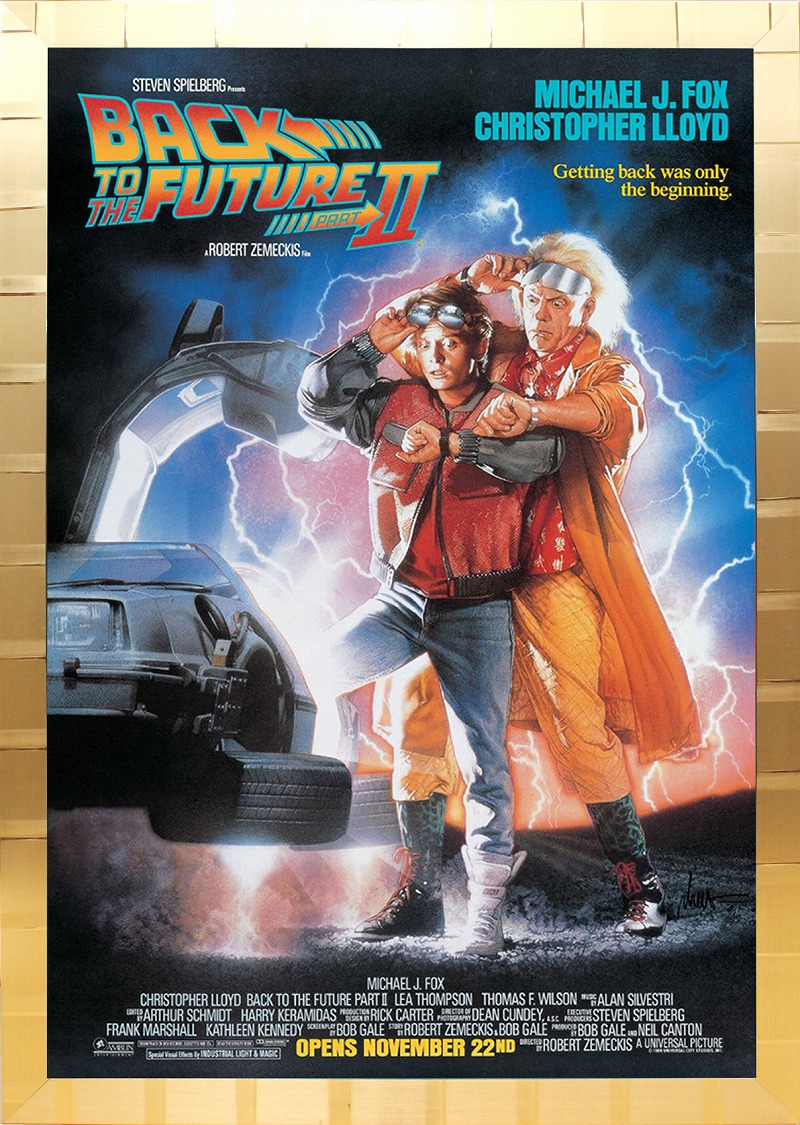 楽天市場】インテリアアート「バック トゥ ザ フューチャー2」映画