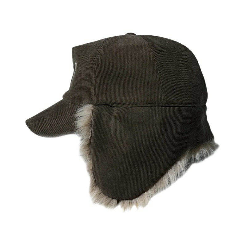 楽天市場】[Open Yy]（オープンワイワイ） Faux Fur Corduroy Earflap