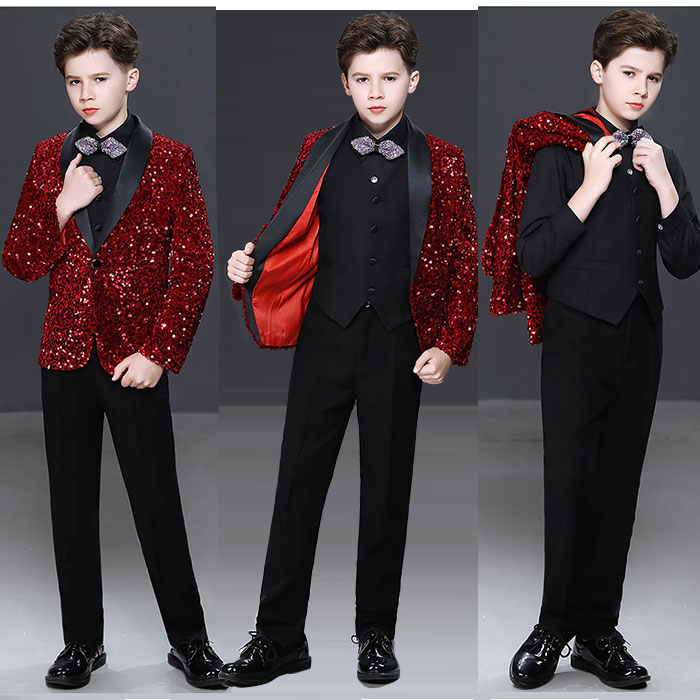 楽天市場】キッズ服 子供スーツ 3点セット 4点セット 5点セット 男の子