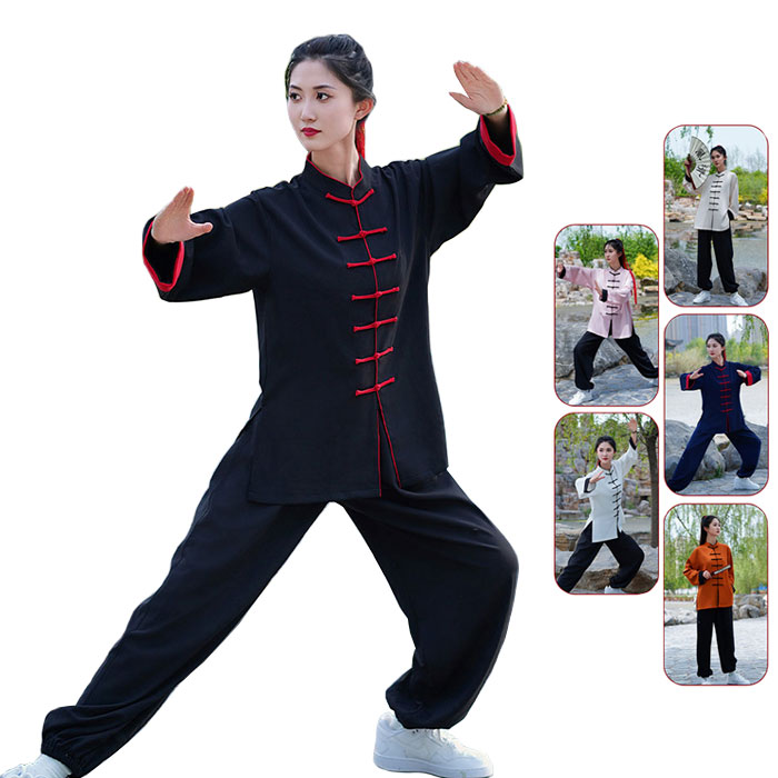 楽天市場】太極拳服 太極拳ウェア 上下セット 全6色 男女兼用