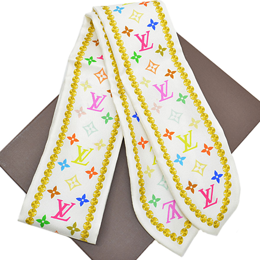 楽天市場】ルイヴィトン Louis Vuitton リボンスカーフ モノグラム