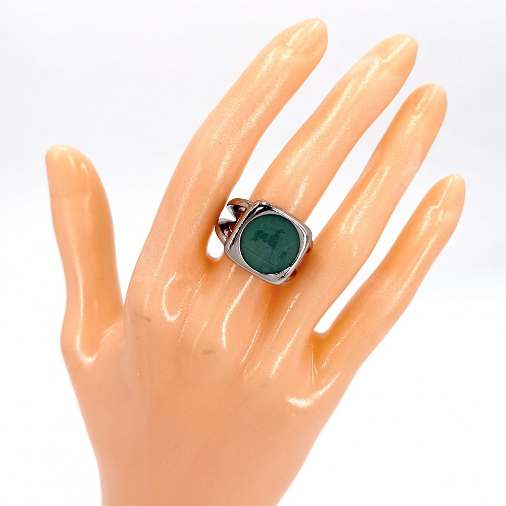 楽天市場】エルメス 指輪 レディース コロゾリング ホースモチーフ 馬